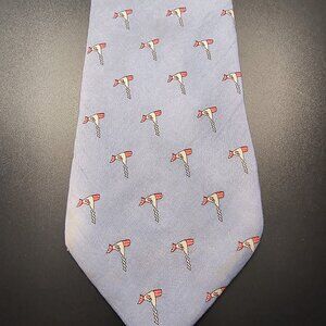 Vineyard Vines Nantucket Wine Festival Corkscrew Silk Tie